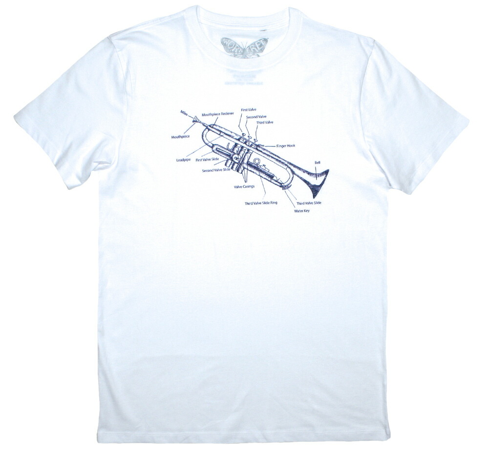 楽天市場】[Worn Free] Miles Davis / Trumpet Logo Womens Tee
