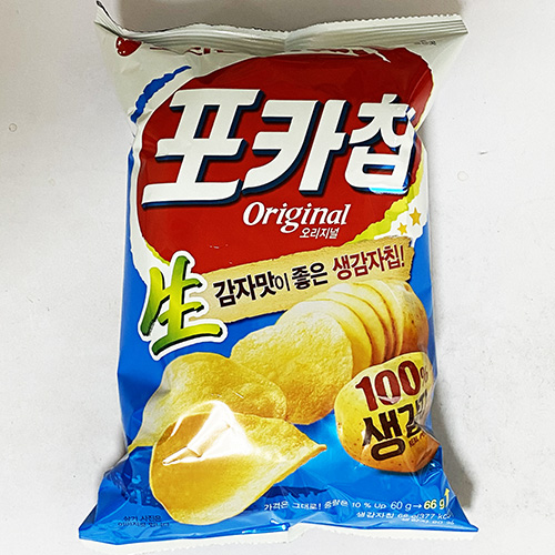 楽天市場 オリオン ポカチップ ポテトチップス 66g オリジナル 味 韓国 食品 料理 食材 お菓子 Orion 大きいサイズのlylon Japan