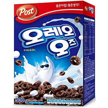 楽天市場 オレオオズ 500g Oreo O S 食事代用 朝食 シリアル 韓国 限定 製造 販売 お菓子 チョコクッキー チョコ 食品 Post ポスト 大きいサイズのlylon Japan