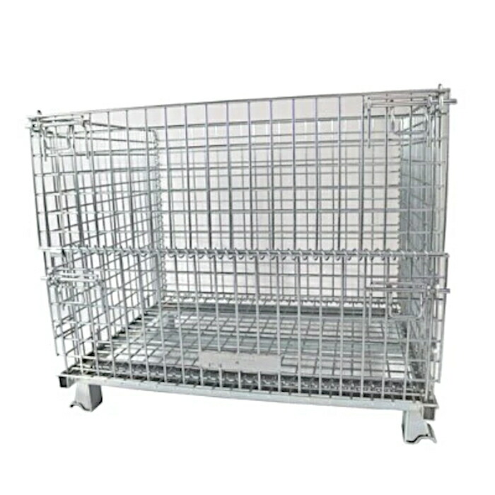 サンキン メッシュパレット コイルタイプ 呼称寸法 1000W×800L×850H（脚高さ含む） 耐荷重 1500kg SC-3 / 150φキャスター付き SC-3S 網パレ メッシュボックス サンキンパレット【送料無料】