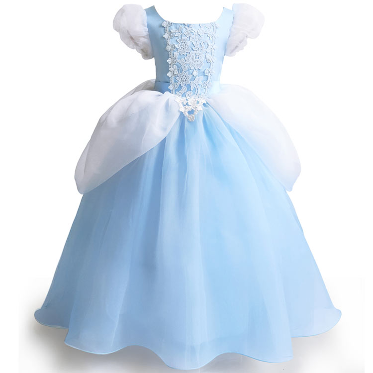 シンデレラ ワンピース キッズ 童子 姫君ドレス 子弟 コスプレ なりきり ドレス 化けの皮 被服 お姫様相 Tdl 供覧集会 女 誕家筋会 初等学校生 生まれ日 クリスマス 贈る グラブ グローブ Set 100cm 110cm 1cm 130cm 140cm 4年中 5歳 6歳 7歳