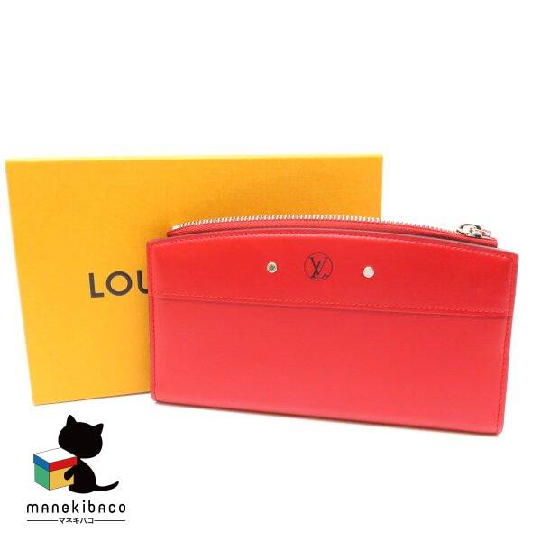 ルイヴィトン LOUIS VUITTON レッド 未使用 M61756 スティーマー リップスティック 赤 2つ折り 財布 長財布 コインケース カードケース 大容量 プレゼント ギフト レディース 箱 布袋 冊子 ランクN 財布 【中古】