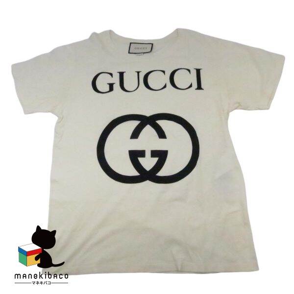 GUCCI ホワイト ロゴ Tシャツ Gucci Original Print Oversize T-Shirt 'White' 616036-XJCOQ-9095