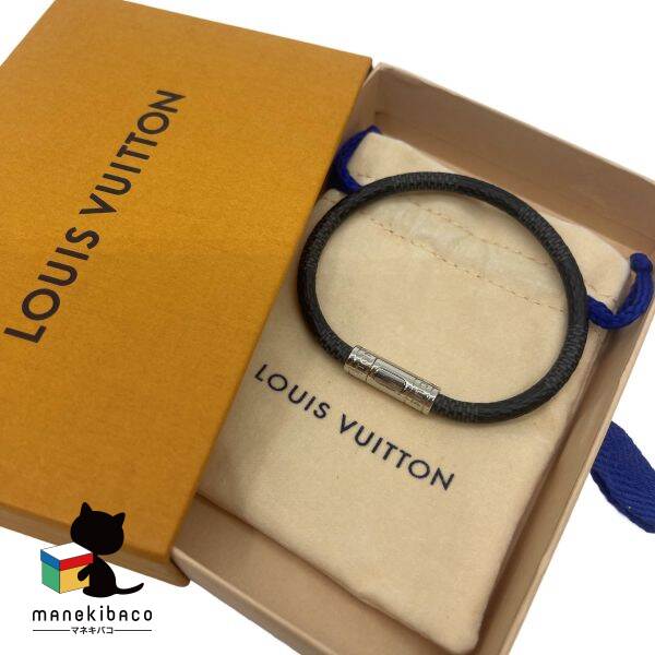 楽天市場】ルイヴィトン LOUIS VUITTON 美品 M6140D ブラスレ キープイット ダミエグラフィット ブレスレット アクセサリー 箱  布袋 ランクS アクセサリー 【中古】 : manekibaco