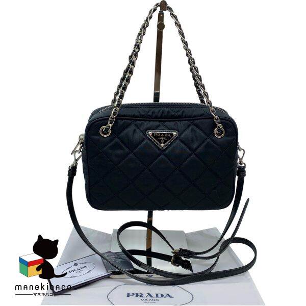 楽天市場】PRADA プラダ TESSUTO IMPUNTU キルティング ショルダー