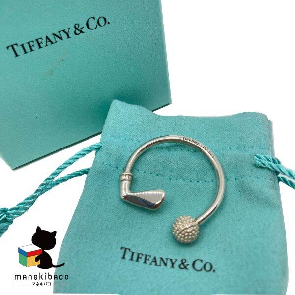 TIFFANY&Co. ティファニー キーリング ゴルフ Golf Ball key ring in sterling silver. | Tiffany & Co. US