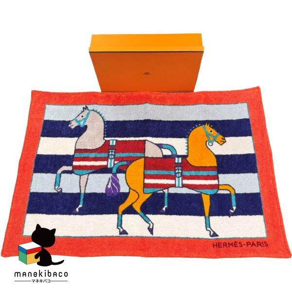 楽天市場】HERMES エルメス バスタオル バスマット ビーチタオル