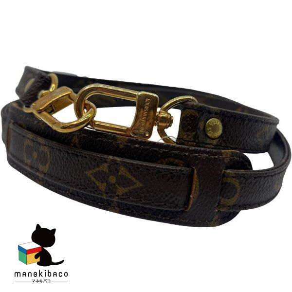 【美品】LOUIS VUITTON ショルダーストラップ　黒 楽天市場】LOUIS VUITTON ルイ ヴィトン ショルダーストラップ