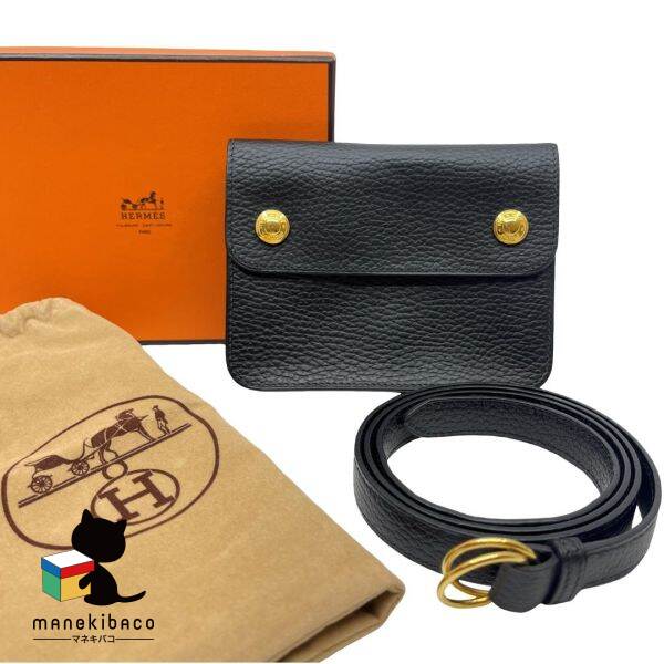 楽天市場】HERMES エルメス ポシェットグリーン ウエストポーチ