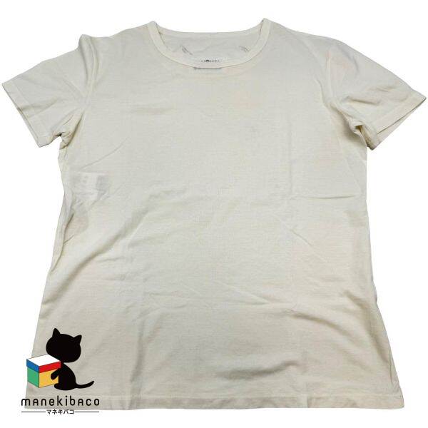 メゾンマルジェラ MAISON MARGIELA アイボリー Tシャツ レディース L アイボリー ファッション アパレル トップス ランクAB アパレル 【中古】