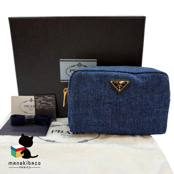 最終値下げ【極美品】PRADA　ポーチ 楽天市場】【バッグ】PRADA プラダ メタルアップリケ ロボット
