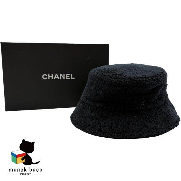 楽天市場】CHANEL シャネル ココマーク バケットハット 帽子 パイル地