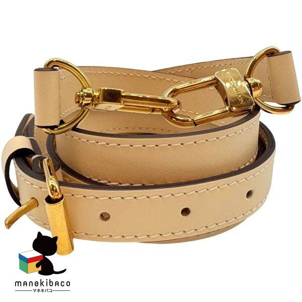 ルイヴィトン LOUIS VUITTON  エピ ストラップ バッグストラップ イヴォワール ベージュ ゴールド金具 序列付けるA 小物 【中古】
