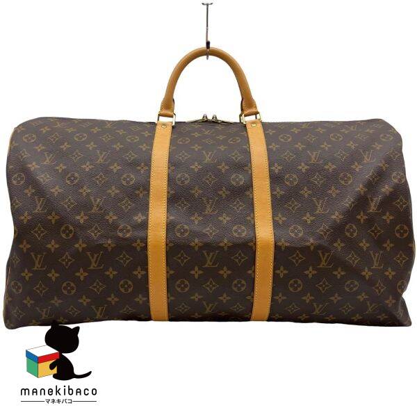 ルイ・ヴィトン LOUIS VUITTON モノグラム M41412 キーポルバンドリエール60 モノグラム ボストンバッグ 大容量 ブランド 高級感 おしゃれ 旅行 ビジネス プレゼント ギフト ランクA バッグ 【中古】