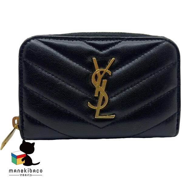 美品　サンローラン　ケース　タイニー　ロゴ　小銭入れ　財布 楽天市場】サンローラン【YVES SAINT LAURENT】タイニーカサンドラ