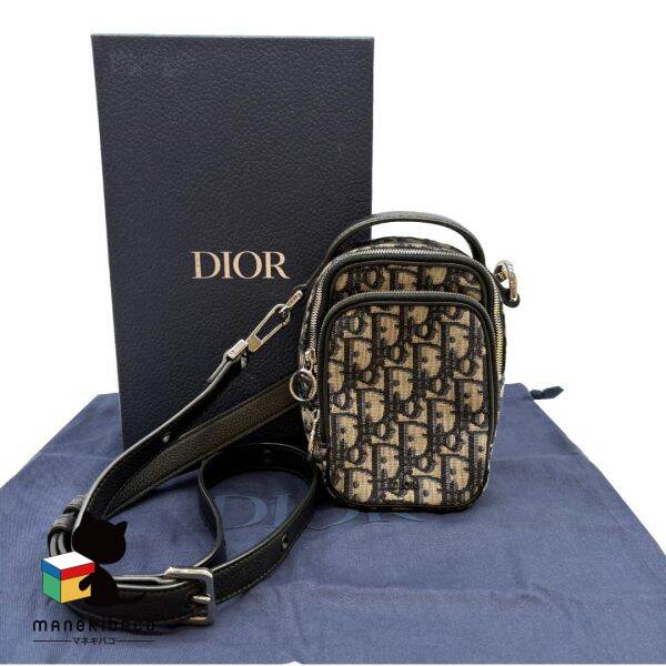 楽天市場】【美品】ディオール【DIOR】ライダー マイクロポーチ