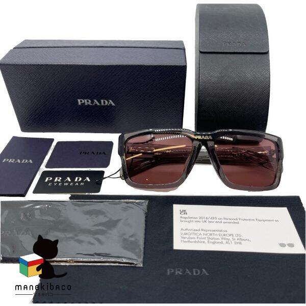 PRADA サングラス ケース付き PRADA ブラック サングラス ケース付き