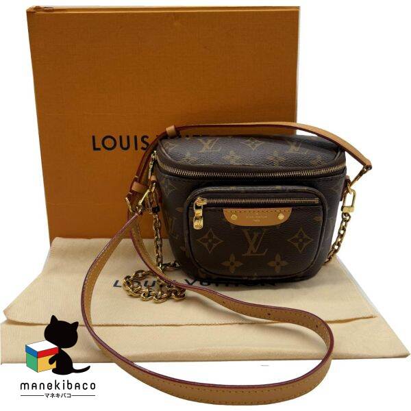 楽天市場】ルイ・ヴィトン LOUIS VUITTON ミニ バムバッグ オレンジ