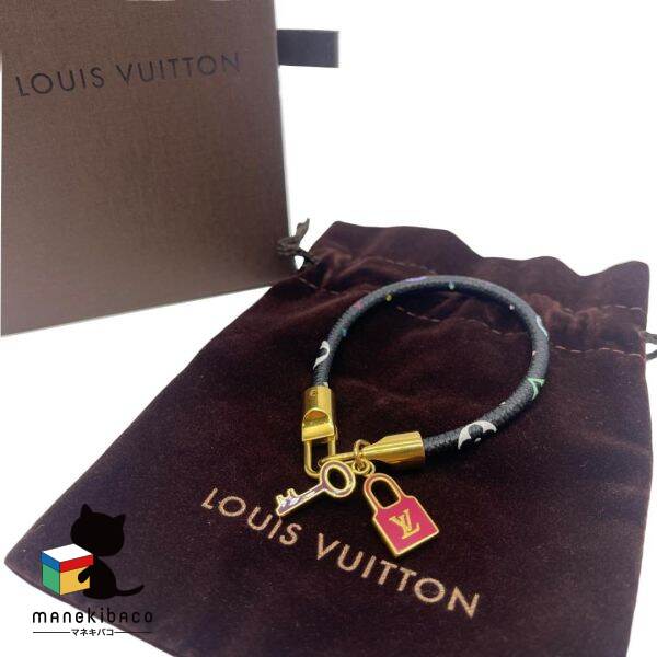ルイ・ヴィトン LOUIS VUITTON マルチカラー M6603F ブラスレ マルチカラー 黒 モノグラム アクセサリー ファッション 小物 箱 布袋 ランクA アクセサリー 【中古】