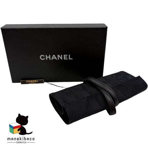 シャネル CHANEL ブラック ニュートラ ジュエリーケース 黒 箱Gカード 小物 【中古】
