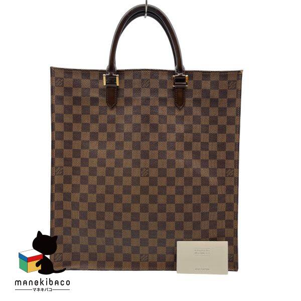 楽天市場】LOUIS VUITTON ルイ ヴィトン ダミエ サックプラ