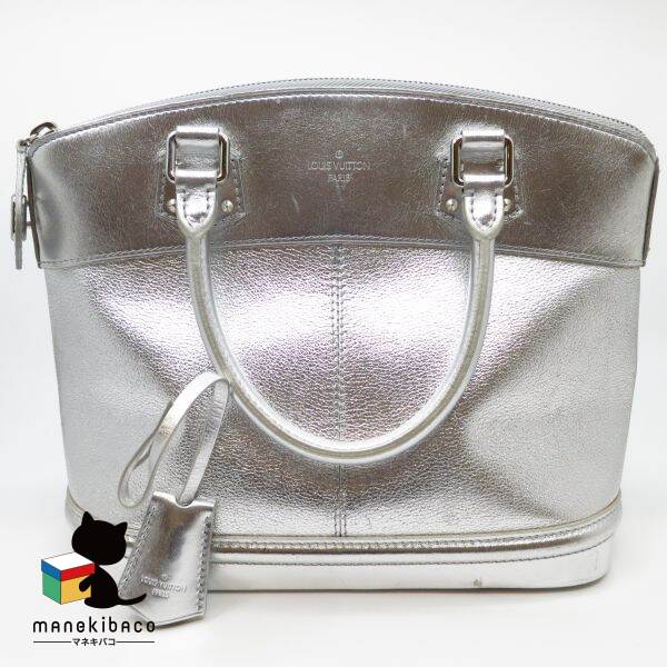 ルイヴィトン LOUIS VUITTON シルバー M95541 ロックイットPM スハリ シルバー ハンドバッグ レディース ランクA バッグ 【中古】