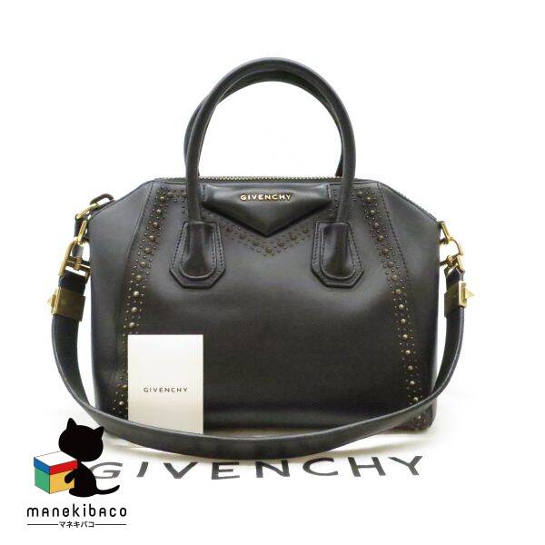 ジバンシー アンティゴナ ミニ 2WAY チェーン ショルダーバッグ 美品】ジバンシー アンティゴナミニ バーティカル 2WAYチェーン