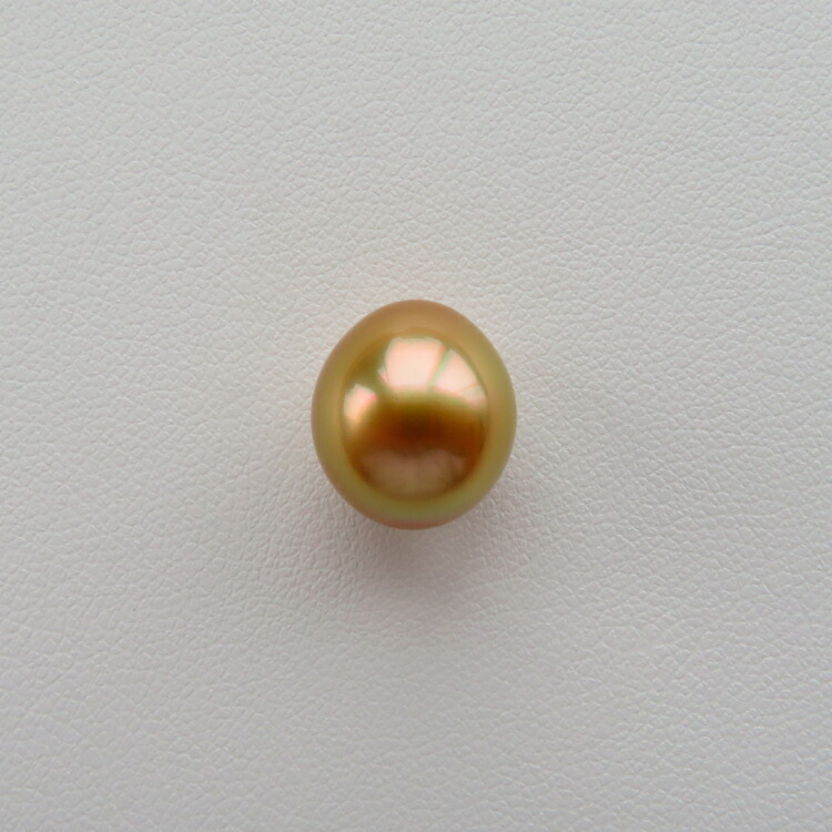 南洋真珠ゴールデンパール ドロップシェイプ ルース 幅12.0ｍｍ×長さ13.4ｍｍ LPG-DP-2
