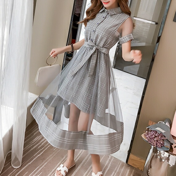 絶賛 オルチャン ワンピース ミモレ丈 ワンピース 長袖 ハイネック 透け感 リボン レース袖 フリル襟 可愛い 在庫一掃最安挑戦 Www Endocenter Com Ua