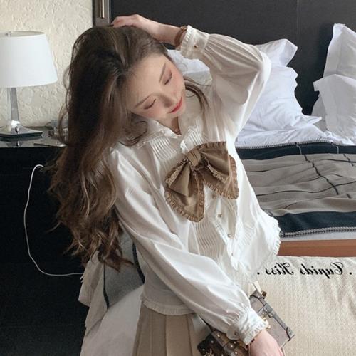 楽天市場 トップス ブラウス 量産型 参戦服 お嬢様 韓国 参戦服 ゆめかわいい やみかわいい 原宿系 地雷系 オルチャン 無地 シンプル 襟付き 春 秋 冬 長袖 リボン フリル おしゃれ 可愛い きれいめ ガーリー フェミニン 着回し お出かけ 女子会 デート レディース ホワイト 楽天市場 トップス ブラウス 量産型 参戦服 お嬢様 韓国 参戦服 ゆめかわいい やみかわいい 原宿系 地雷系 オルチャン 無地 シンプル 襟付き 春 秋 冬 長袖 リボン フリル おしゃれ 可愛い きれいめ ガーリー フェミニン 着回し お出かけ 女子会 デート レディース ホワイト