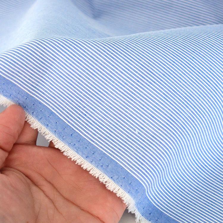 楽天市場】生地 布 ストライプ 綿ポリ コードレーン ブルー 50cm単位