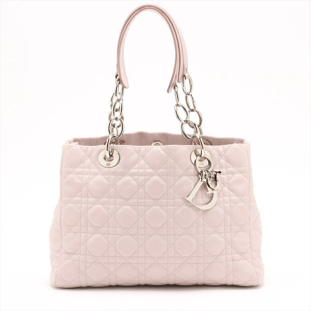 ディオール バッグ カナージュ レザー チェーンハンドバッグ ピンク Christian Dior レディース ブランド 人気 正規品 ギフト プレゼント
