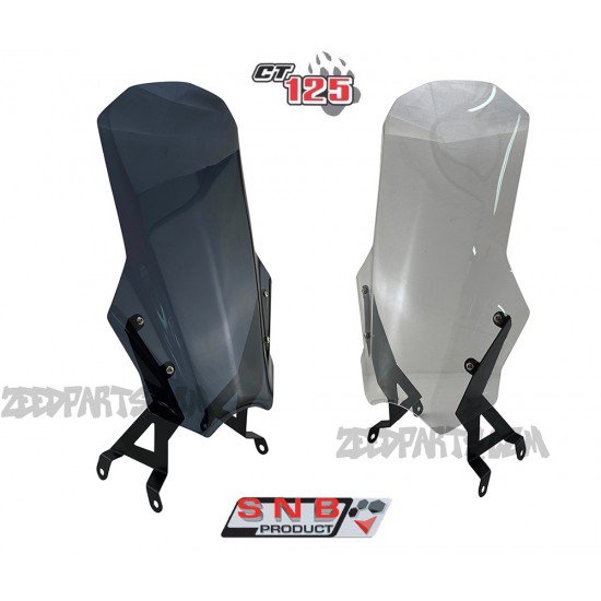 旭風防　ハンターカブ　ウインドシールド　CT-08-B ミドル 楽天市場】【在庫あり】旭風防 CT-08-B ウインドシールドミドル