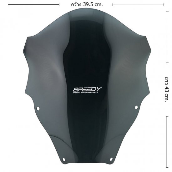 フォルツァMF10中古ウィンドシールド 透明 4.穴 - メルカリ