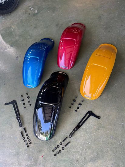 楽天市場】JMAX製 HONDA モンキー125 用 フロントフェンダー（ブラック