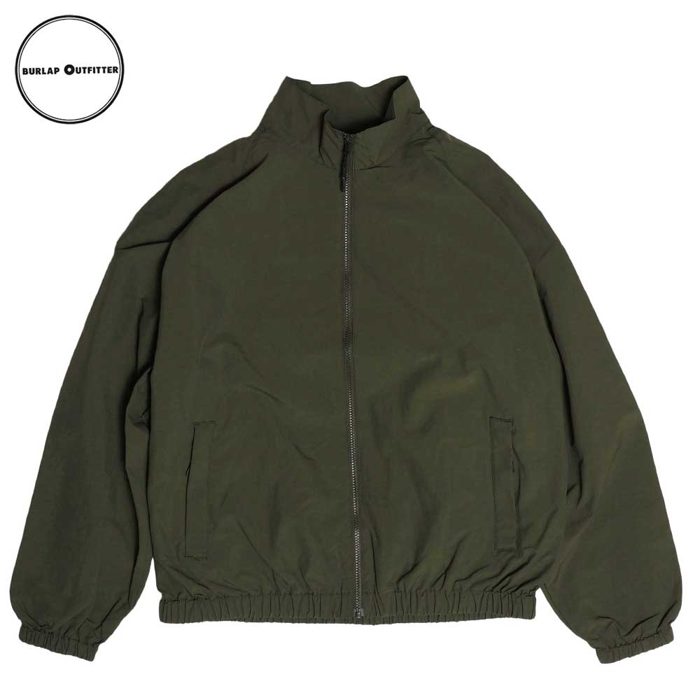 TRACK JACKET / トラック ジャケット /OLIVE DRAB / Burlap Outfitter バーラップアウトフィッター｜MASPHALTO
