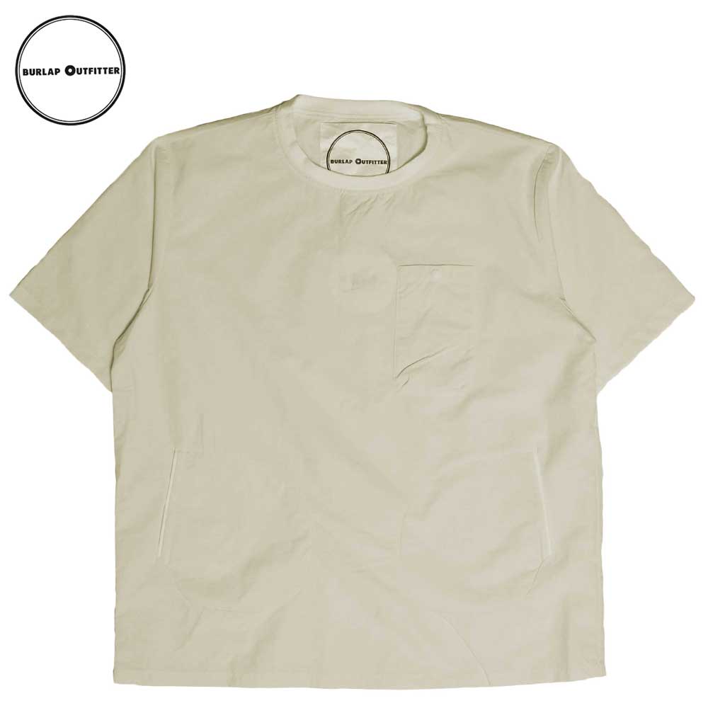 SUPPLEX NYLON S/S POCKET TEE / OFF WHITE / Burlap Outfitter バーラップアウトフィッター｜MASPHALTO