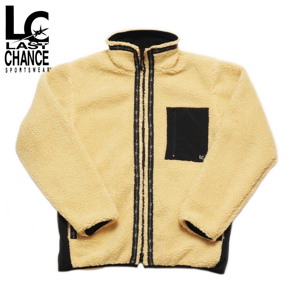 Last Chance 挙げ句の果て汐合い RETRO BOA FULL ZIP JACKET / BEIGE