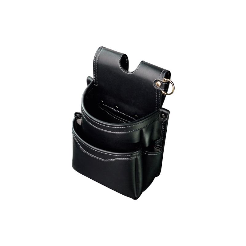 【楽天市場】【150H限定 エントリーでポイント10倍】 フジ矢 腰袋薄型2段(黒金)LIGHT PU LEATHER SERIES 1個 ...