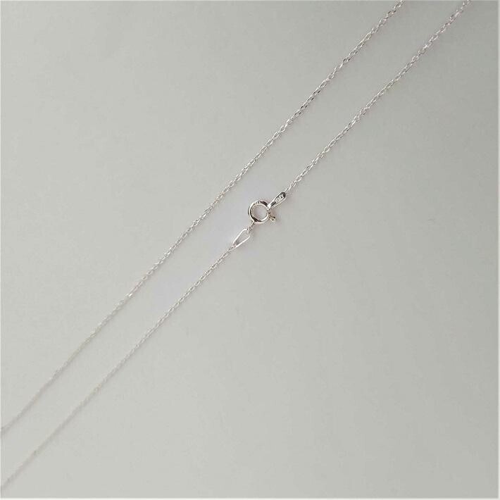 ネックレスチェーン 細い シルバー チェーンのみ ネックレス あずき 小豆 アズキ 選べる 長さ 40cm 45cm 50cm シルバー925  4面カット イタリア製 だけ silver silver925 メンズ レディース 華奢 金属アレルギー ポイント消化  レディースジュエリー・アクセサリー ...