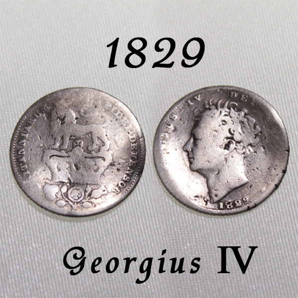 楽天市場 19年 ジョージ4世 イギリスの古い通貨 幸福の6ペンスコイン 銀貨 スターリング シルバー ハッピー ウェディング 花嫁の左の靴に銀の 6ペンス ラッキー シックスペンス 幸運を運ぶアンティーク銀貨 幸せな結婚の為に プレゼントに 獅子とクラウン 中古