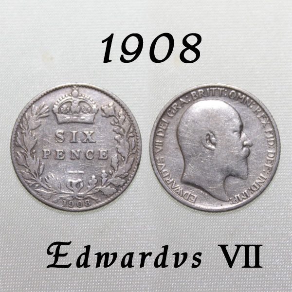 100セット 1964年 アンティーク イギリス ラッキー6ペンス 美品