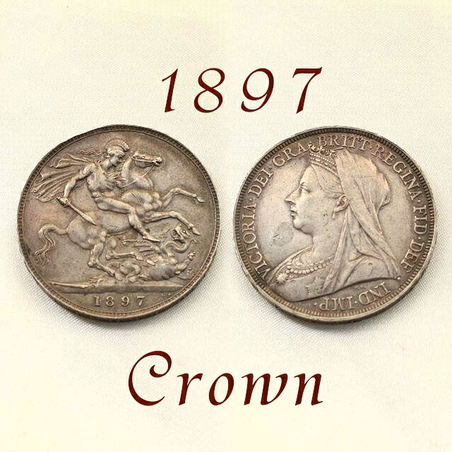 楽天市場】イギリス クラウン銀貨 ヴィクトリア女王 オールド