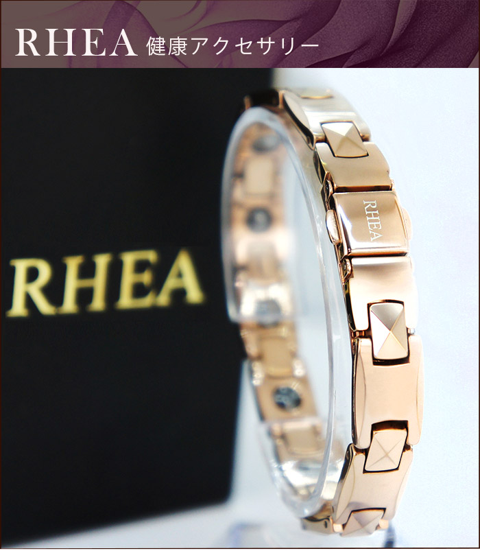 RHEA【 サクラ色ゴールド メンズ 】置き目引き受ける  思わしい腕輪