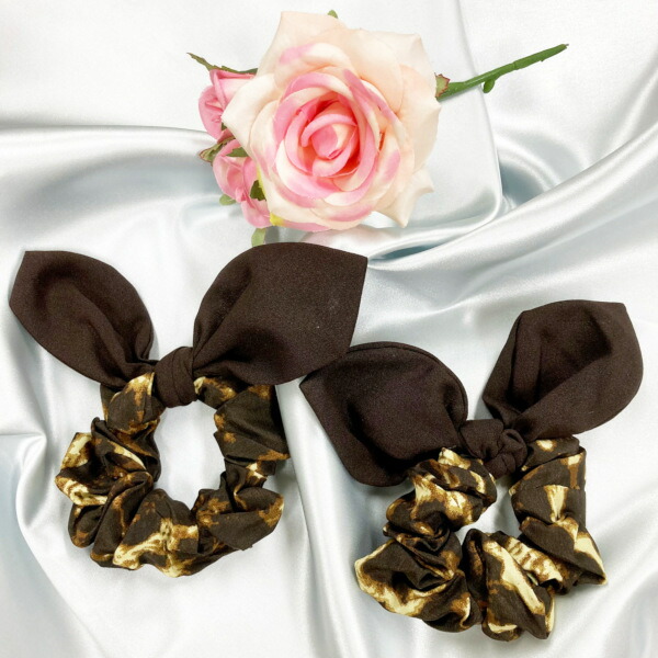 楽天市場】レオパード柄シュシュヘアアクセサリー ヘアーアクセサリー