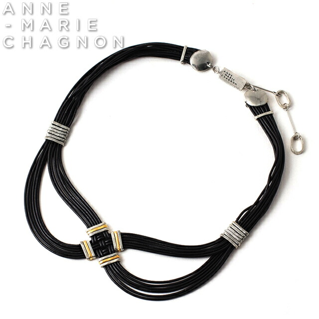 21new ブラック アンマリーシャニョン 個性的 チョーカー 21ジュエリー アクセサリー ネックレス インポート な シルバー デザイン タイプ 金属アレルギーを起こしにくい素材でお肌にやさしい レディース ブランド レザー アクセサリー 黒 革 22k マット ゴールド