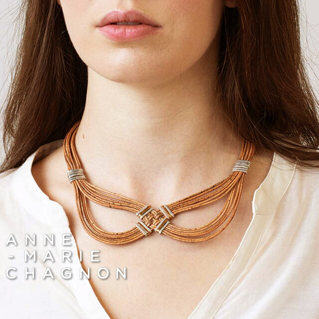 一部予約 個性的 な ダーク ネイビー レザー チョーカー タイプ ネックレス 金属アレルギー対応 素材でお肌にやさしい アンマリーシャニョン レディース インポート アクセサリー ブランド 紺 革 シルバー ピューター メタリック 21 コレクション Fucoa Cl