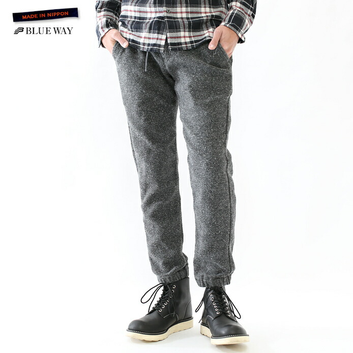 BLUE WAY 青色通い路 ジョガーパンツ BLUEWAY メンズ S M L LL 大きさ 服