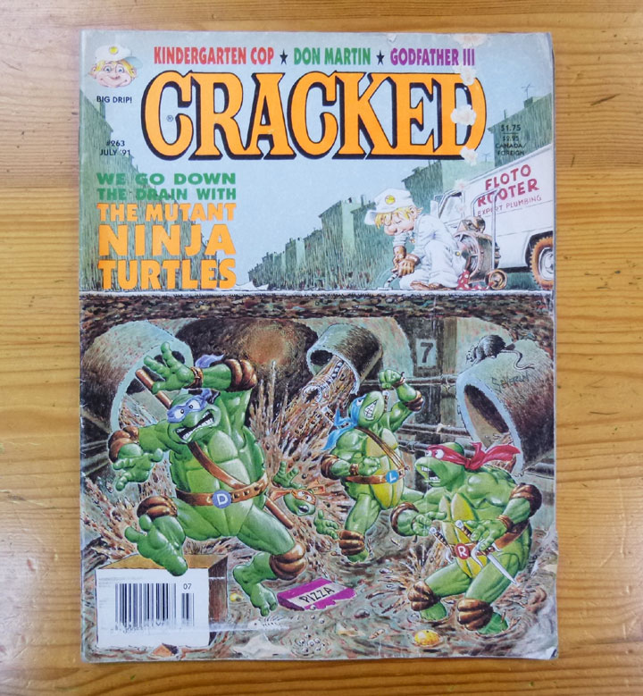 楽天市場 アメリカ コミック雑誌 Cracked The Mutant Ninja Turtles 1991年7月号 ミュータントニンジャ タートルズ アメリカン雑貨 アメリカ雑貨 アメ雑 アメリカ雑貨 マイクのおもちゃ箱