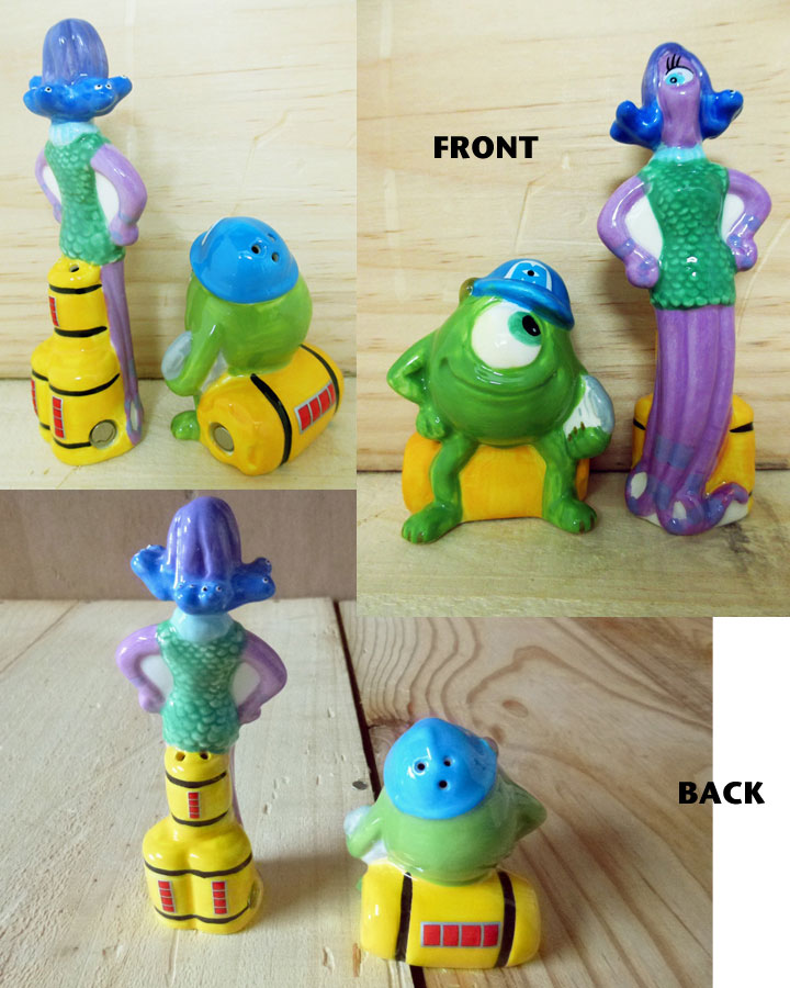 楽天市場 Disney ディズニー モンスターズ インク ソルト ペッパー 陶器製 マイク セリア Westland ウェストランド社 塩コショウ入れ アメキャラ アメコミ アメリカン雑貨 アメリカ雑貨 アメ雑 食器 プレゼント アメリカ雑貨 マイクのおもちゃ箱